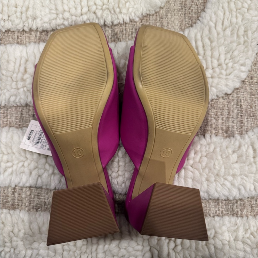 A New Day Pink Block Heels - Picture 4 of 4